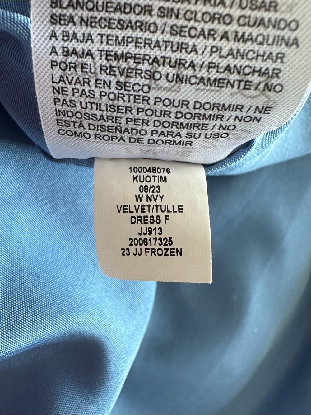 Disney Janie And Jack Girls Frozen Velvet Tulle Dress Anna Elsa Princess - Picture 8 of 13
